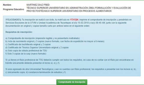 inscripcion